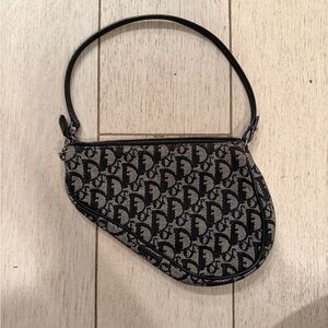 Vintage Dior Mini Saddle Bag